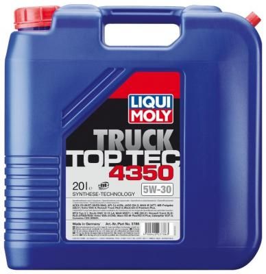 Полусинтетическое моторное масло LIQUI MOLY Top Tec Truck 4350 5W-30, 20 л