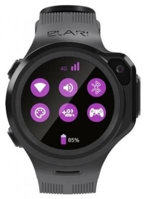 Часы ELARI KidPhone 4GR с Алисой Черный