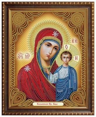 Алмазная вышивка Алмазная Живопись "Икона Казанская Богородица", 28x22
