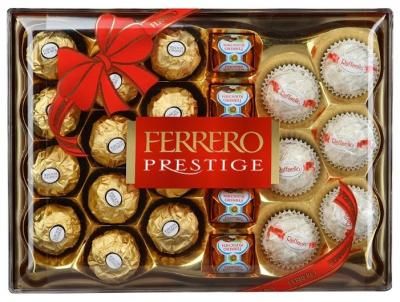 Набор конфет Ferrero Rocher Prestige: Ferrero Rocher, Raffaello, Ferrero Kusschen, 254г
