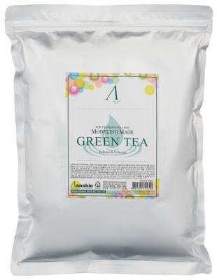 Anskin маска альгинатная Green Tea успокаивающая, 1000 г