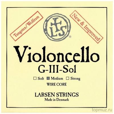 Струна G (Соль) для виолончели 4/4 LARSEN Standard Cello G Medium