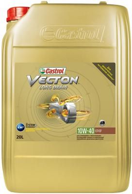 Синтетическое моторное масло Castrol Vecton Long Drain 10W-40, 20 л