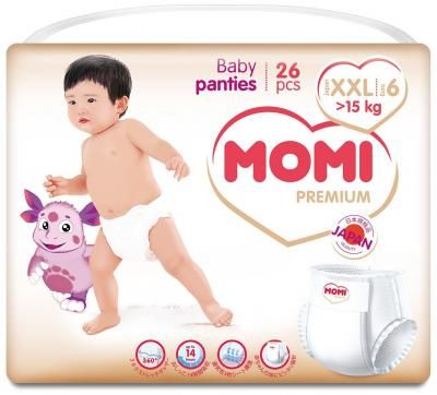 Momi трусики Premium XXL (от 15 кг), 26 шт.